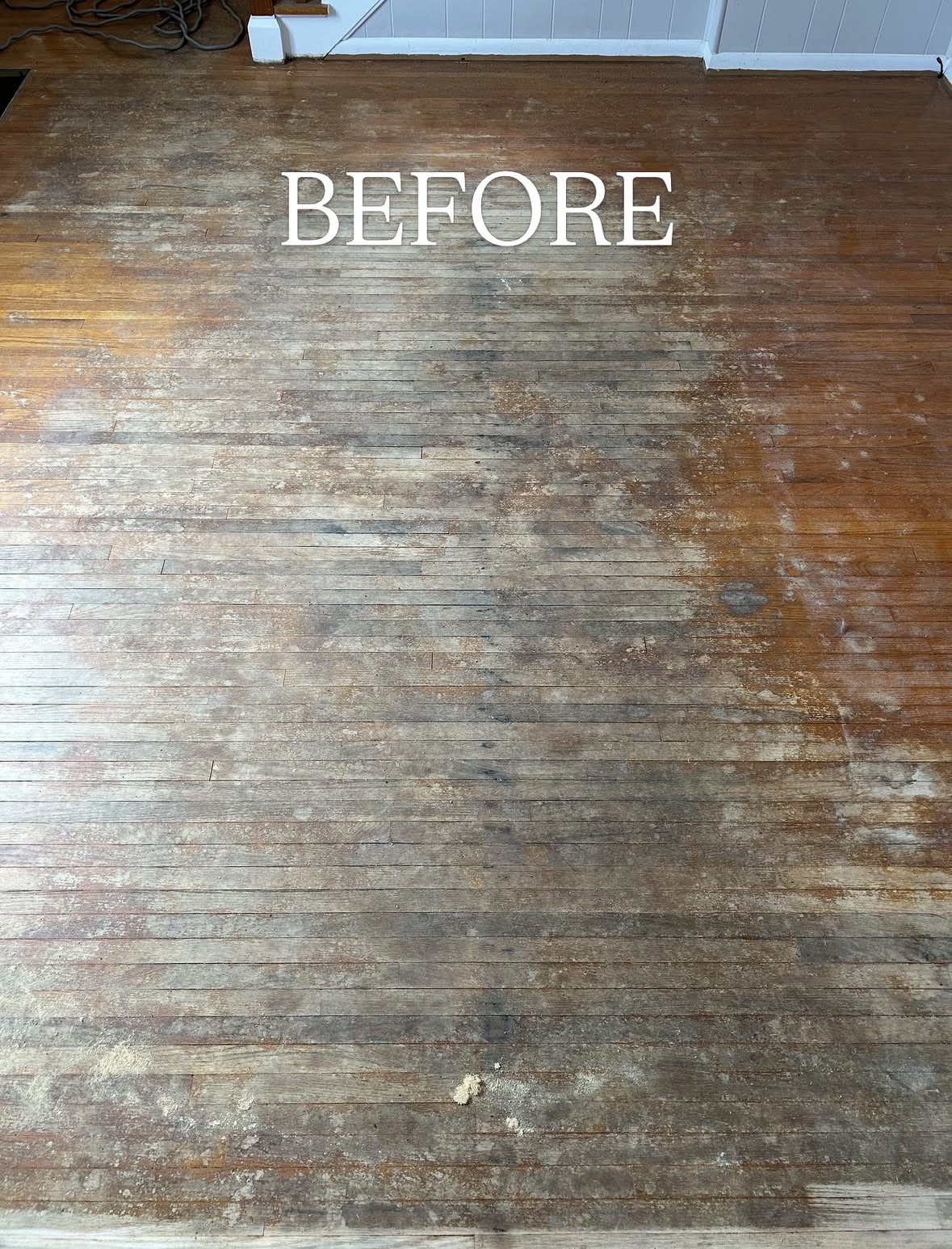 Flooring Installation - Before